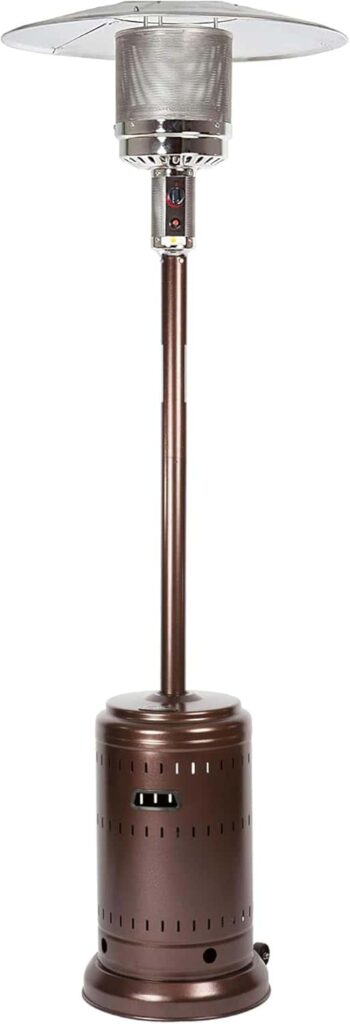 Fire Sense Hammer Tone Bronze Commercial Patio Heater