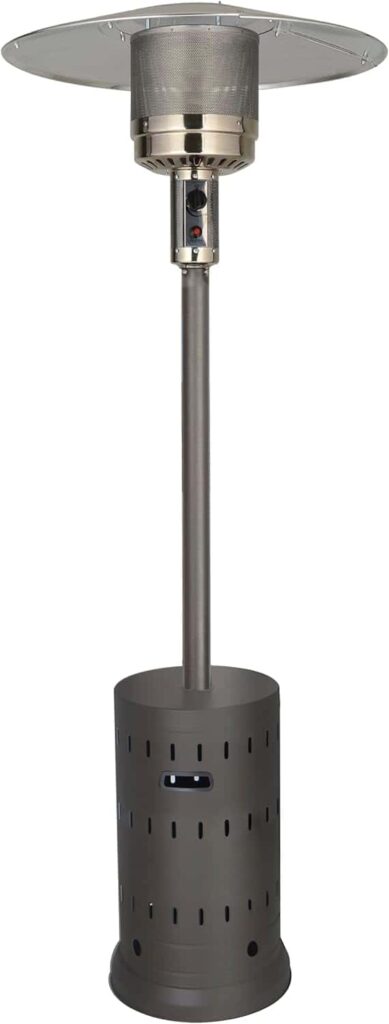 Golden Flame Outdoor Natural Gas Patio Heater