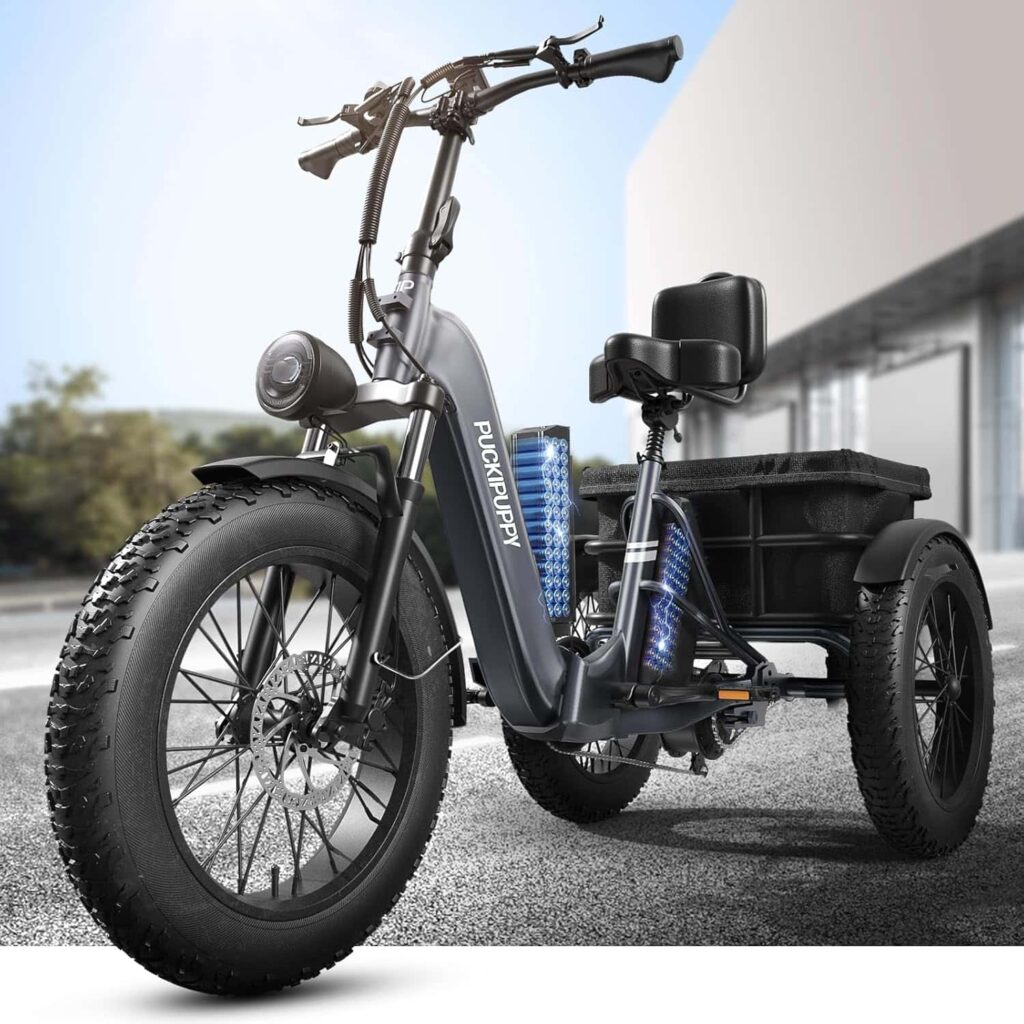 PUCKIPUPPY Electric Tricycle for Adults