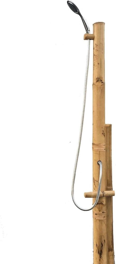 Bamboo Outdoor Shower