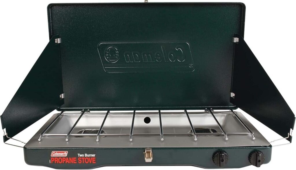 Coleman Portable Propane Gas Classic Camp Stove with 2 Burners