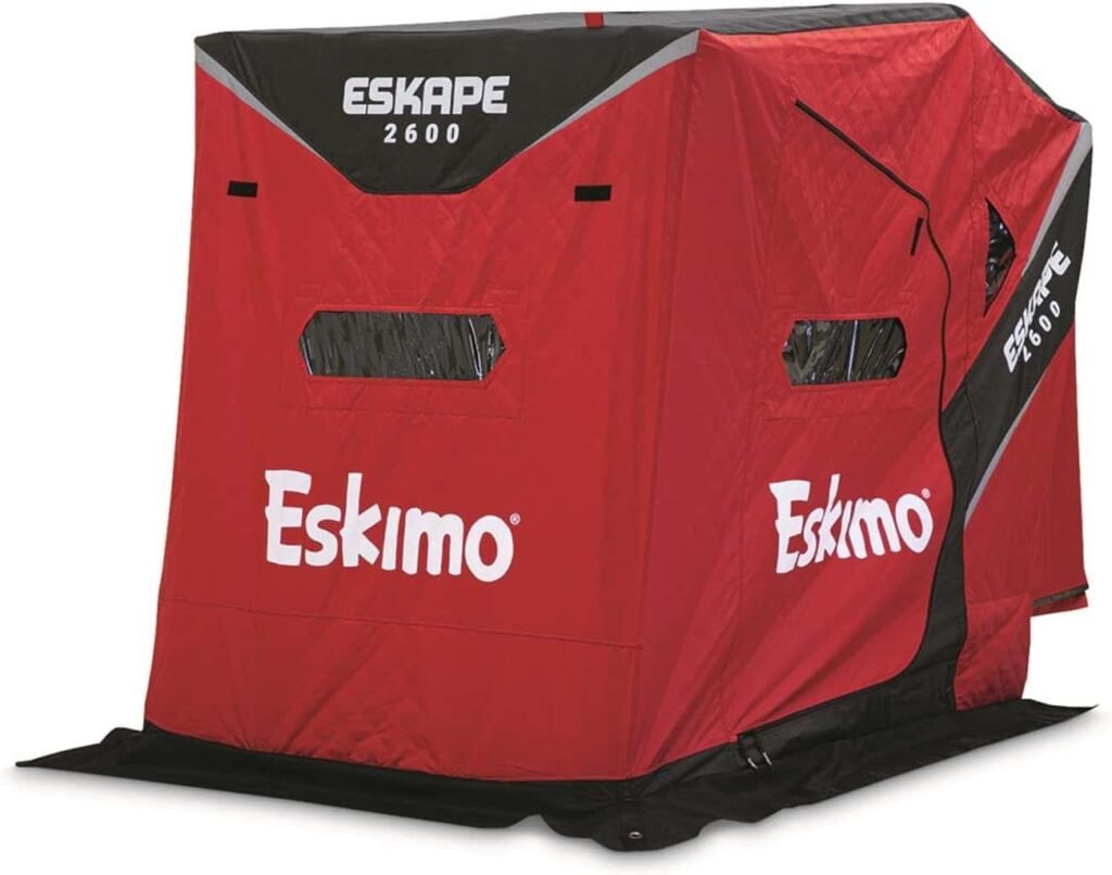 Eskimo Eskape 2600 Insulated 2 Person Ice Fishing Shelter