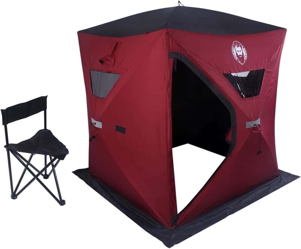 FastFish Series Pop-Up Portable 2–3 Person Ice Fishing Shelter