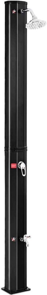 Giantex 7.2Ft 2-Section Solar Heated Shower with Shower Head