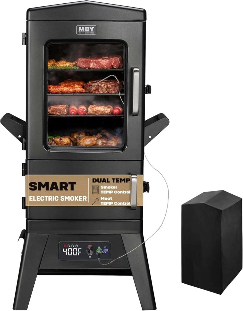 PIQUEBAR Digital Electric Smoker with Cover