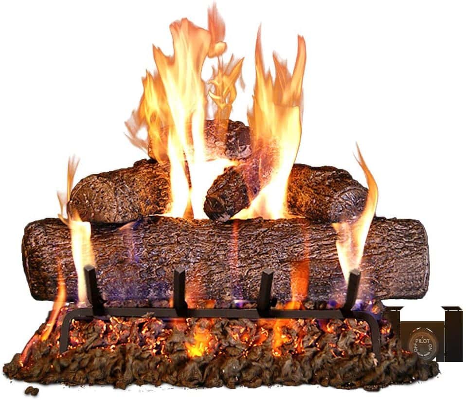 Peterson Real Fyre Vented Propane Gas Log Set
