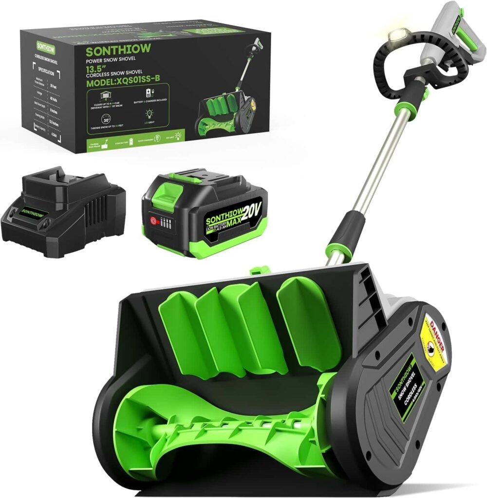 SONTHIOW 13.5-Inch Electric Snow Shovel