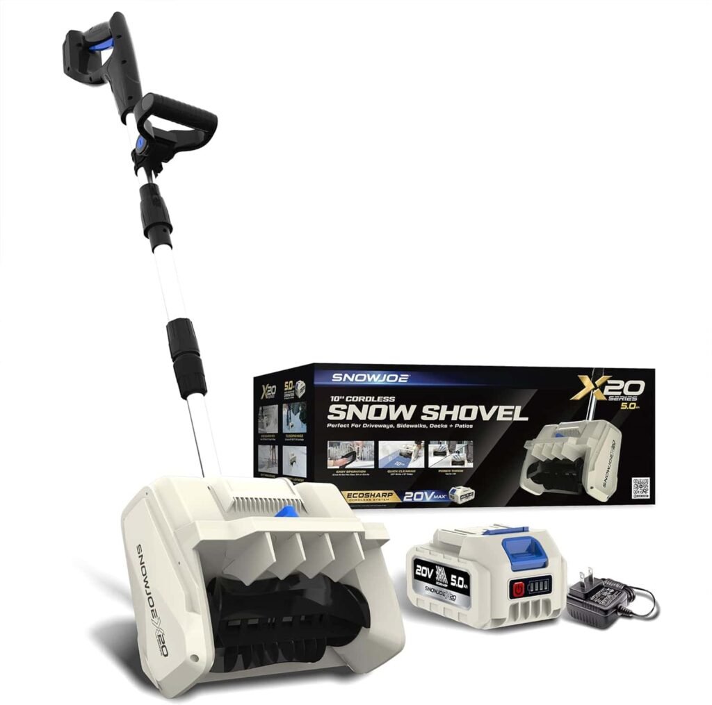 Snow Joe Cordless Electric Snow Shovel Kit with Adjustable Handle