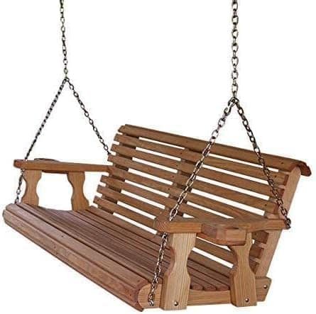 CAF Amish Heavy-Duty 800 lb Roll Back 4-Foot Porch Swing