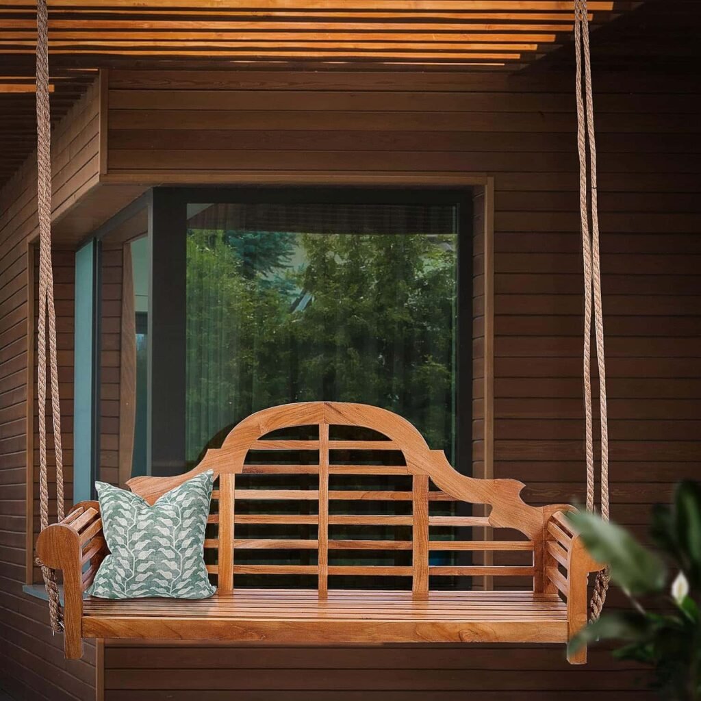 Chic Teak Lutyens Double Porch Swing