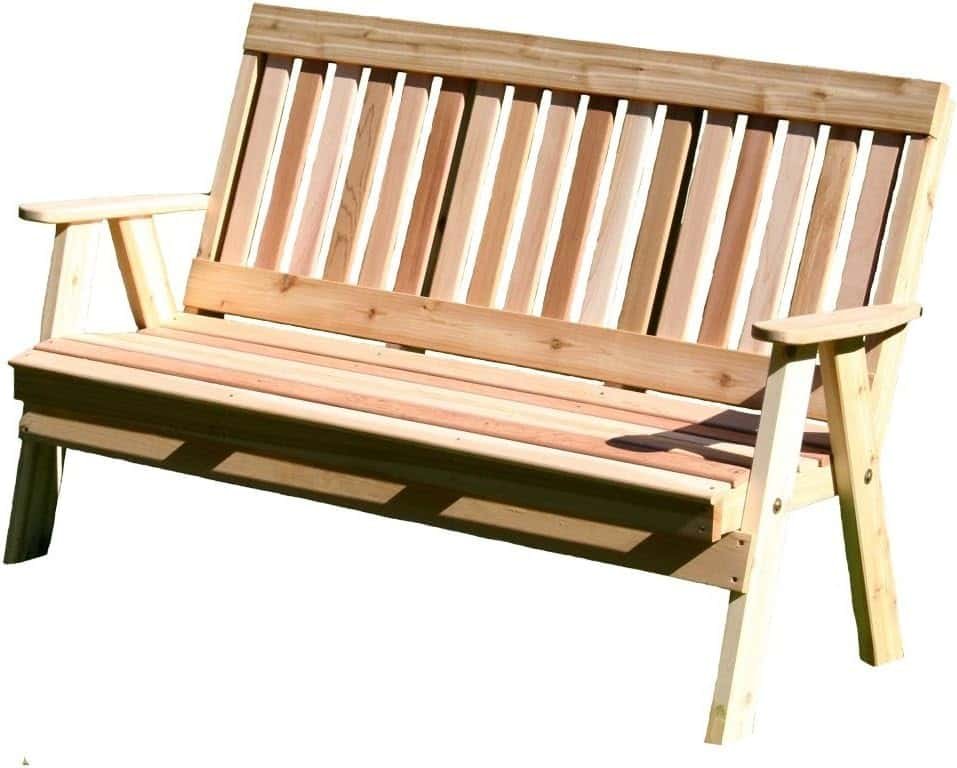 Creekvine Designs Cedar Countryside Outdoor Bench