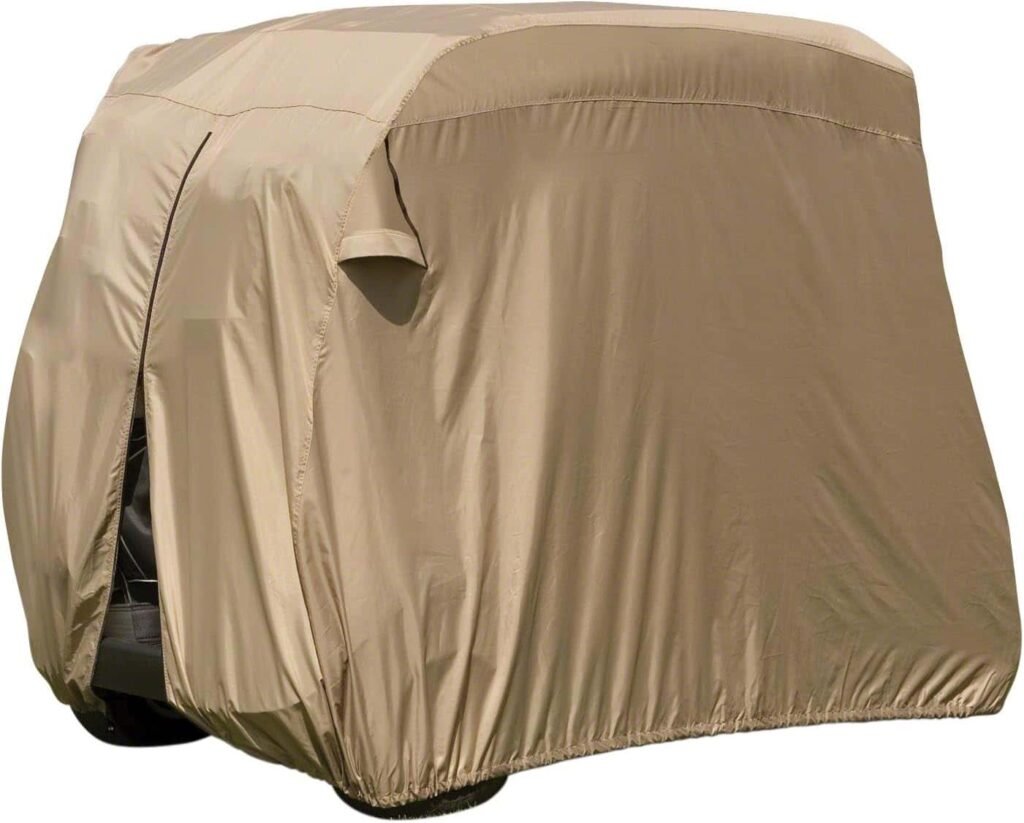 Fairway Tan Golf Cart Easy-On Cover Fits Club Car Precedent