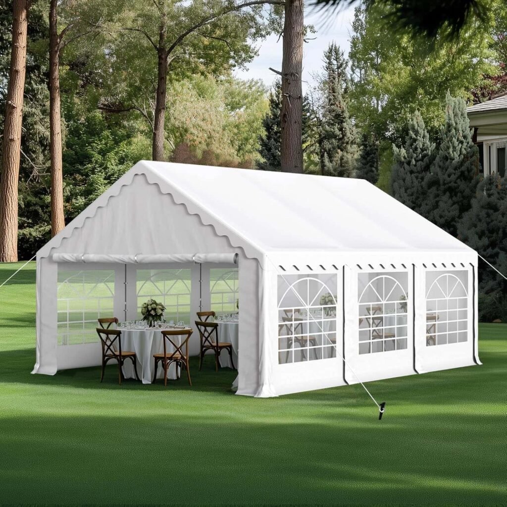 GREEN PARTY 16x20FT Heavy Duty Wedding Canopy Tent