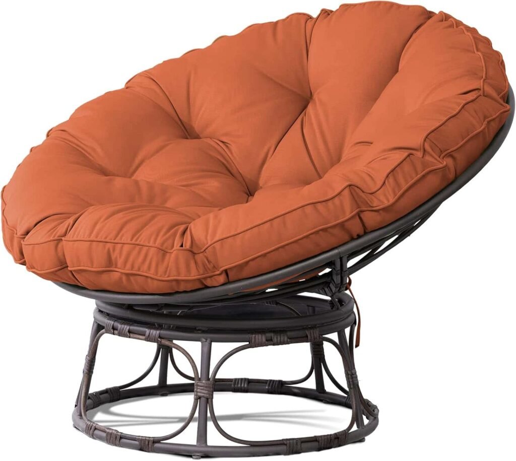 Joyside Papasan Chair with Cushion and Frame