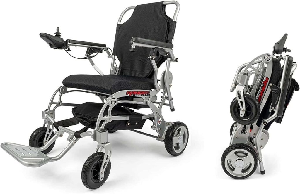Porto Mobility Ranger Superlight Traveler Foldable & Portable Electric Wheelchair