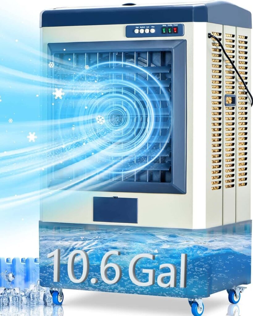 Uthfy 41-Inch Swamp Cooler Evaporative Air Cooler