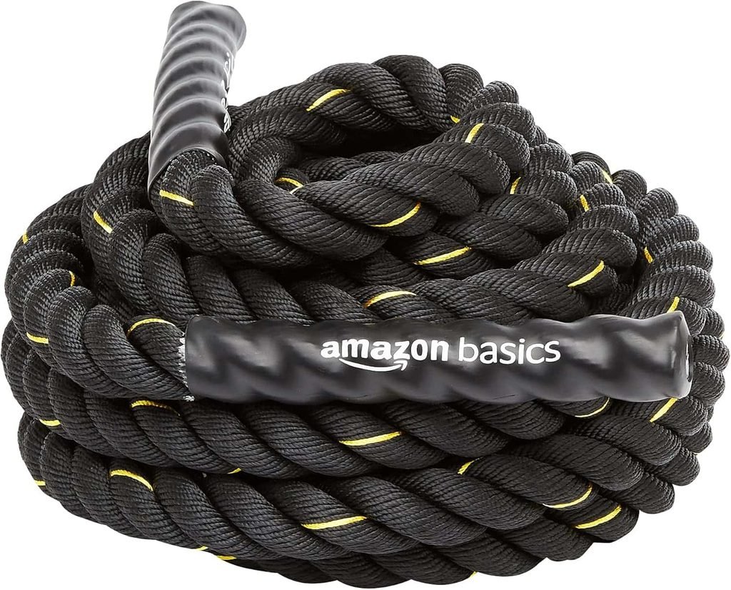 AmazonBasics Battle Workout Rope for Home Gym Fitness and Conditioning