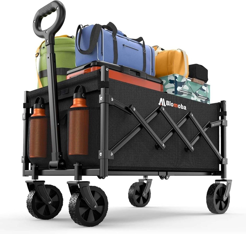 Blomoba Folding Wagon Cart with Wheels