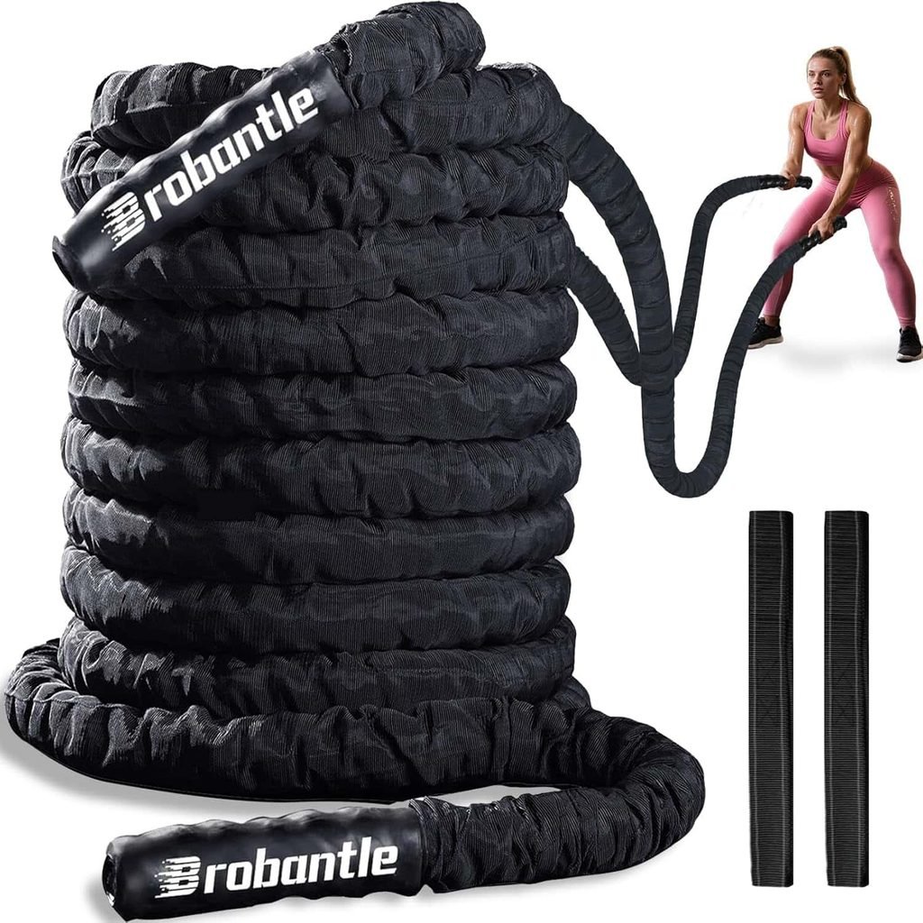 Brobantle Exercise Workout Ropes for Home Gym Full-Body Fitness Training
