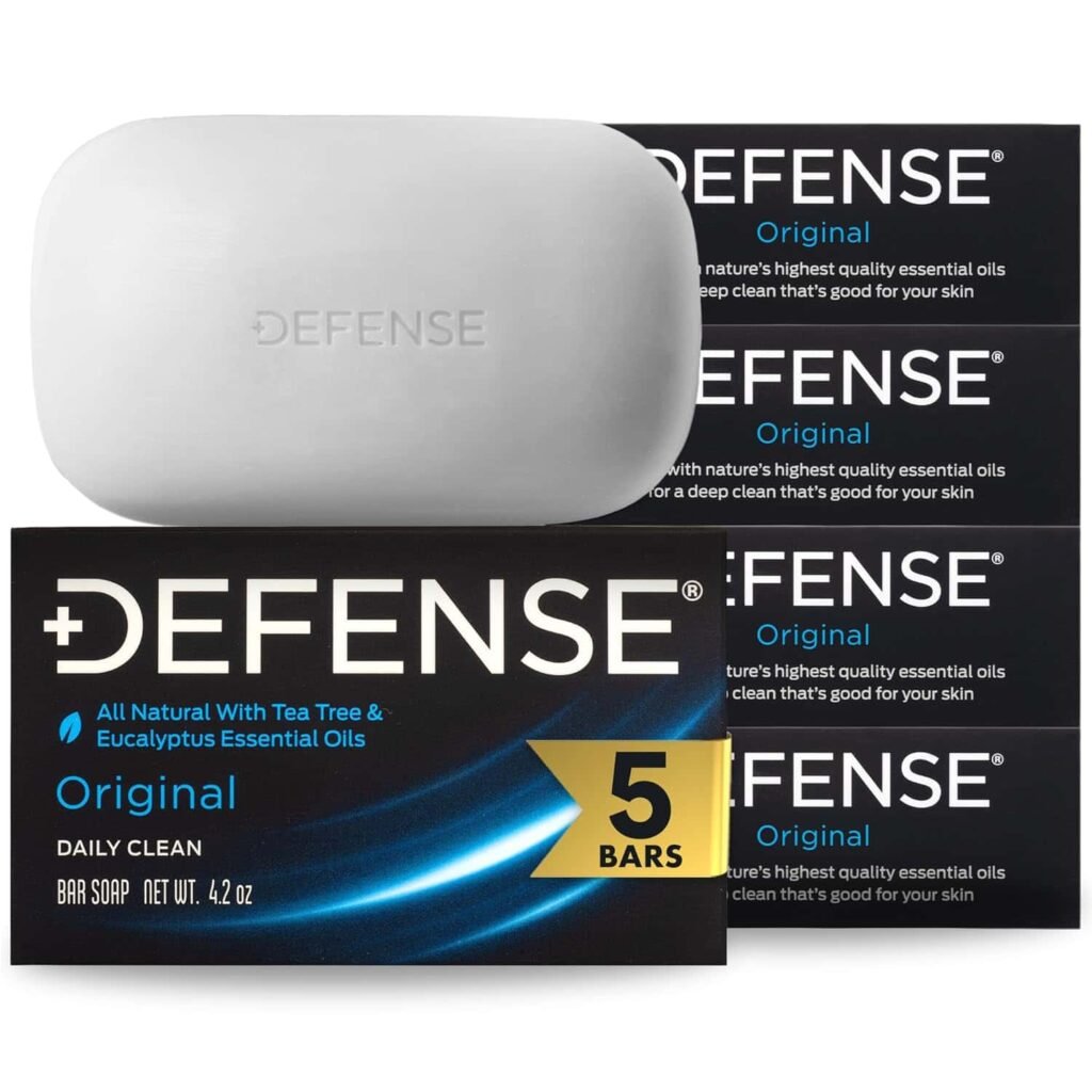 Defense Soap 4 Ounce Bar, Pack of 5