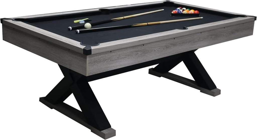 Gahowlen 7-Foot Pool Table, 84-Inch Billiard Table 