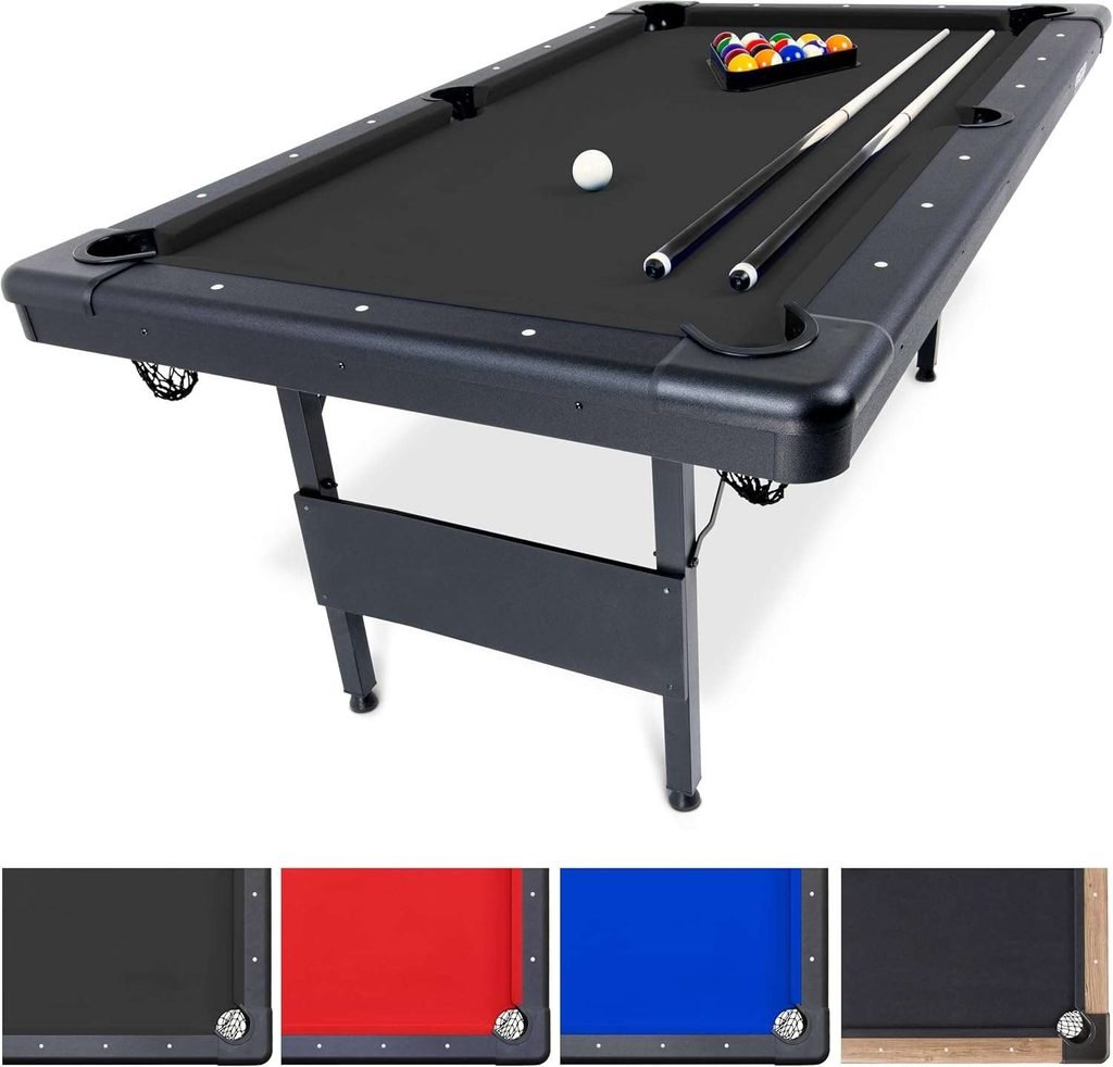 GoSports 6-, 7-, or 8-Foot Portable Billiards Table