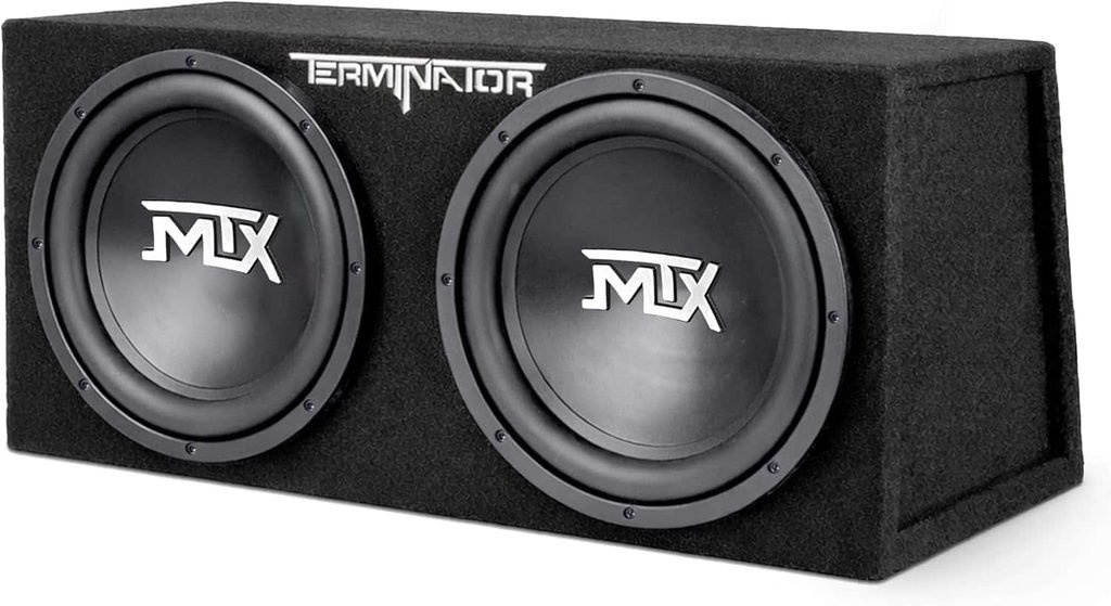 MTX Audio Terminator TNE212D 1200W Dual 12-Inch Car Subwoofer Enclosure