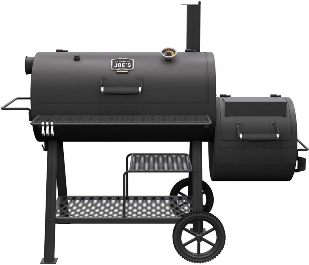 Oklahoma Joe's Highland Offset Reverse Flow Offset Charcoal Smoker and Grill