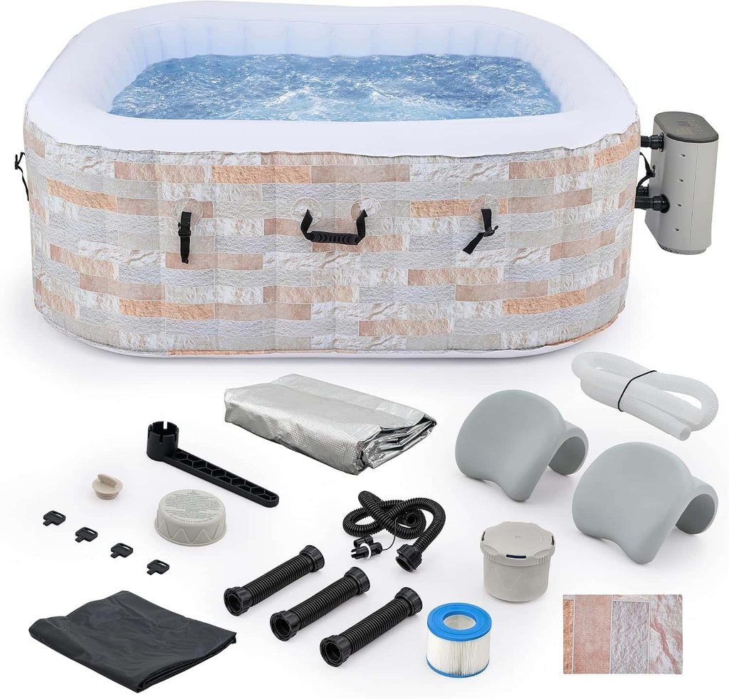 CO-Z 6ft Inflatable Hot Tub