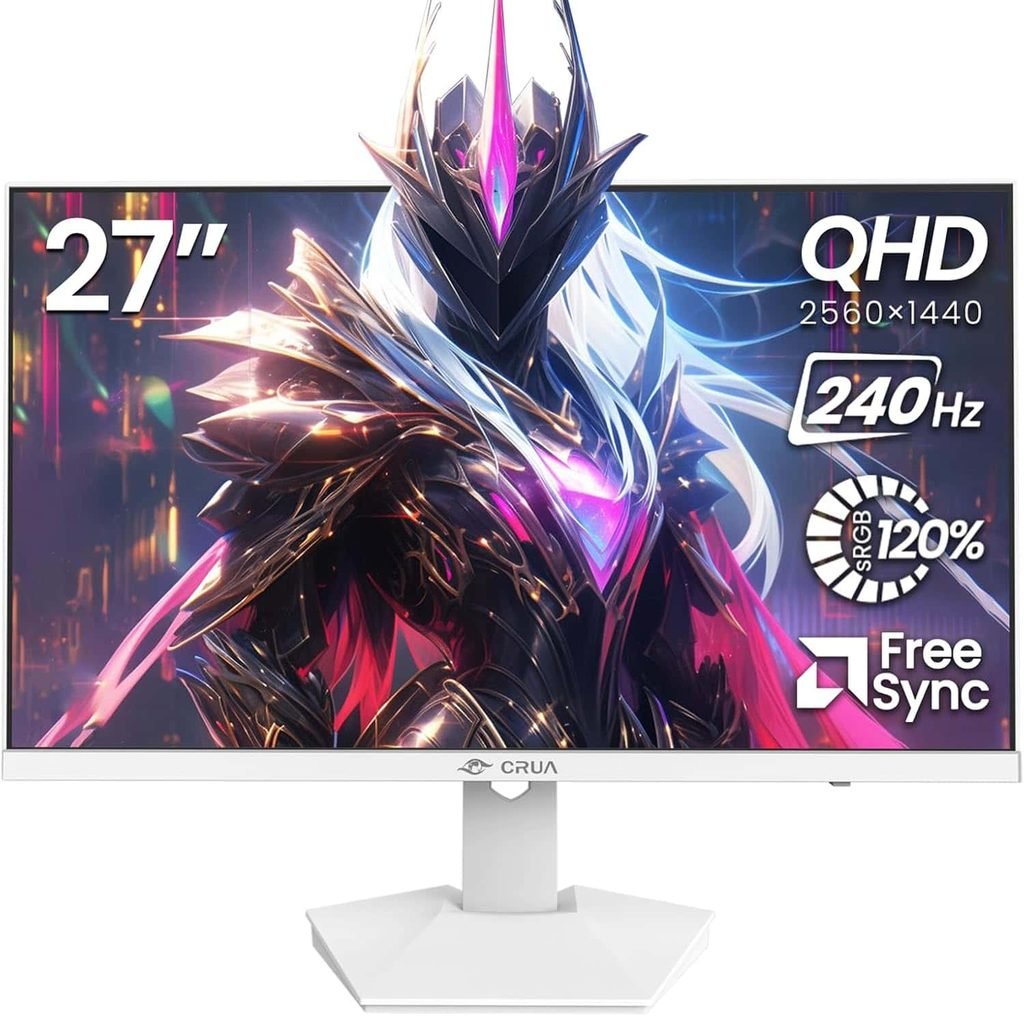 CRUA 27 Inch 360Hz QHD IPS Gaming Monitor