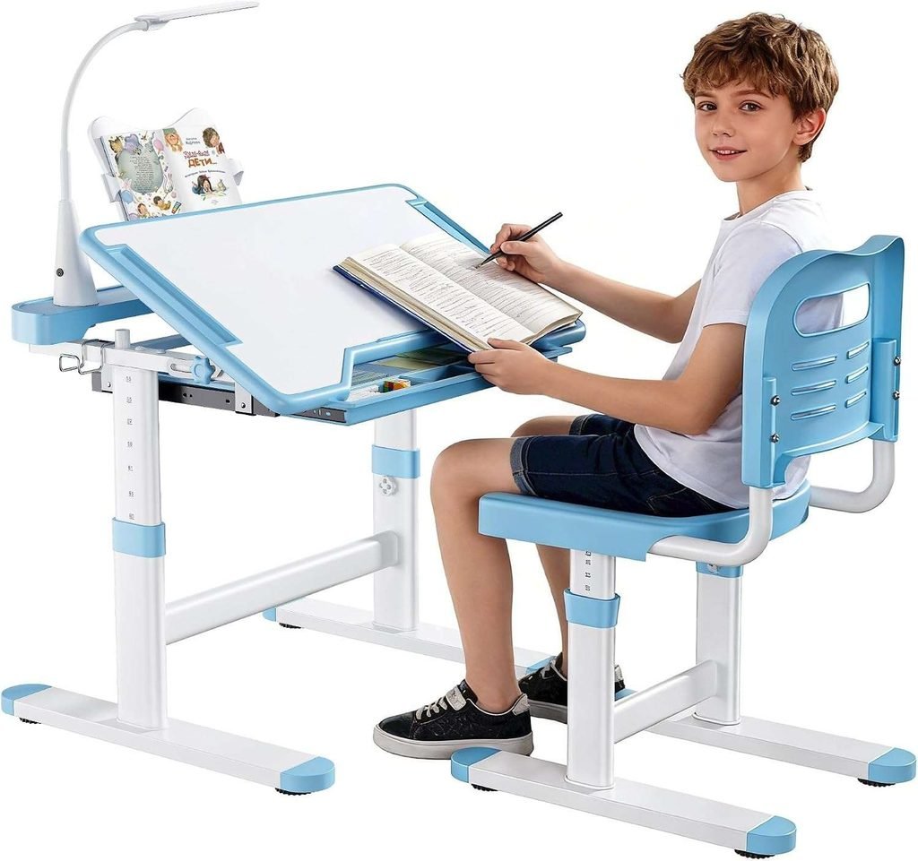 Decofy Kids Desk and Chair Set