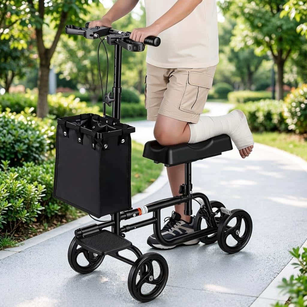 Gibxiyza All-Terrain Knee Scooter