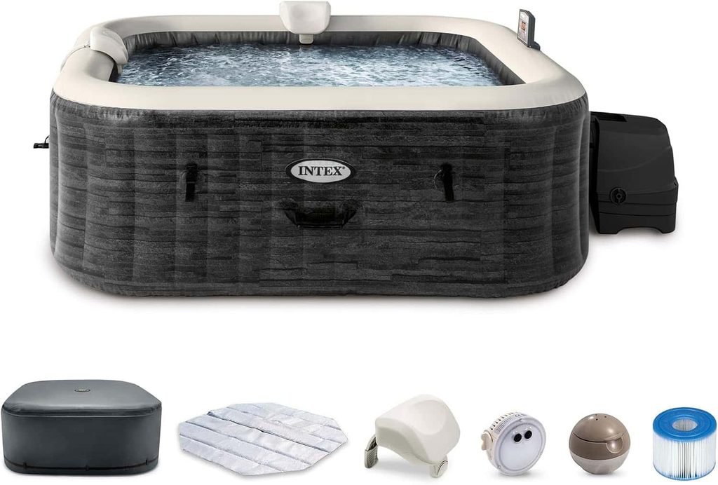 INTEX PureSpa 6 Person Inflatable Hot Tub