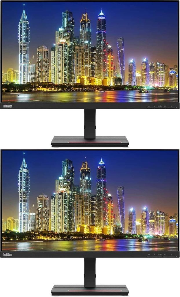 Lenovo ThinkVision S24e-20 23.8 Full HD WLED LCD Monitor 2-Pack Bundle