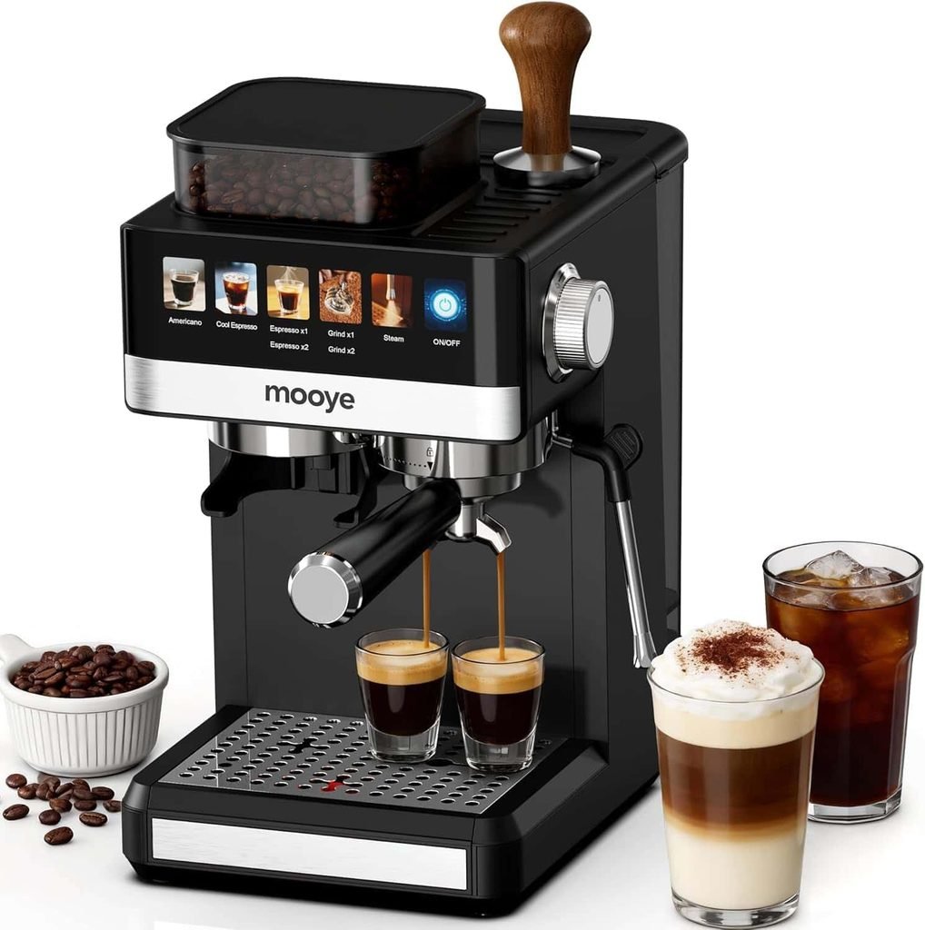 Mooye Espresso Machine with Grinder