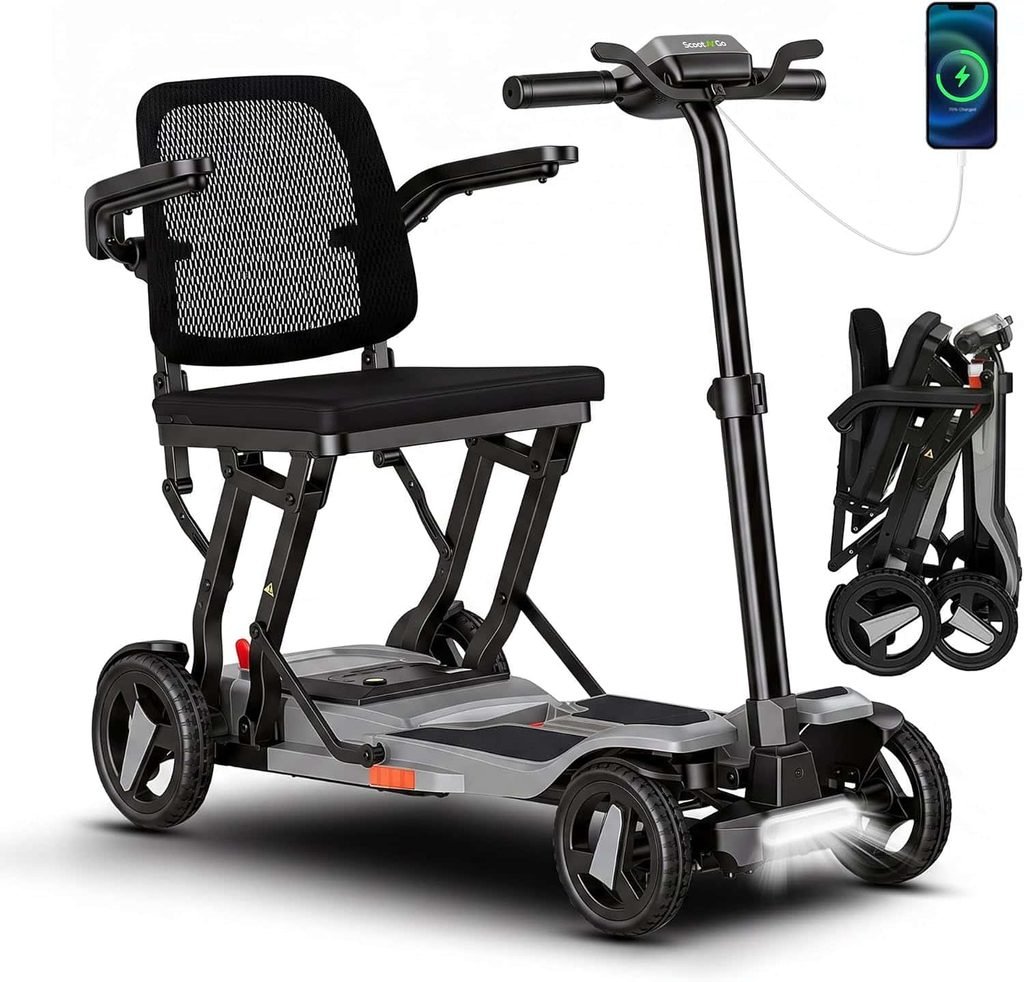 SCOOTNGO Voyager 33lbs Travel Mobility Scooter