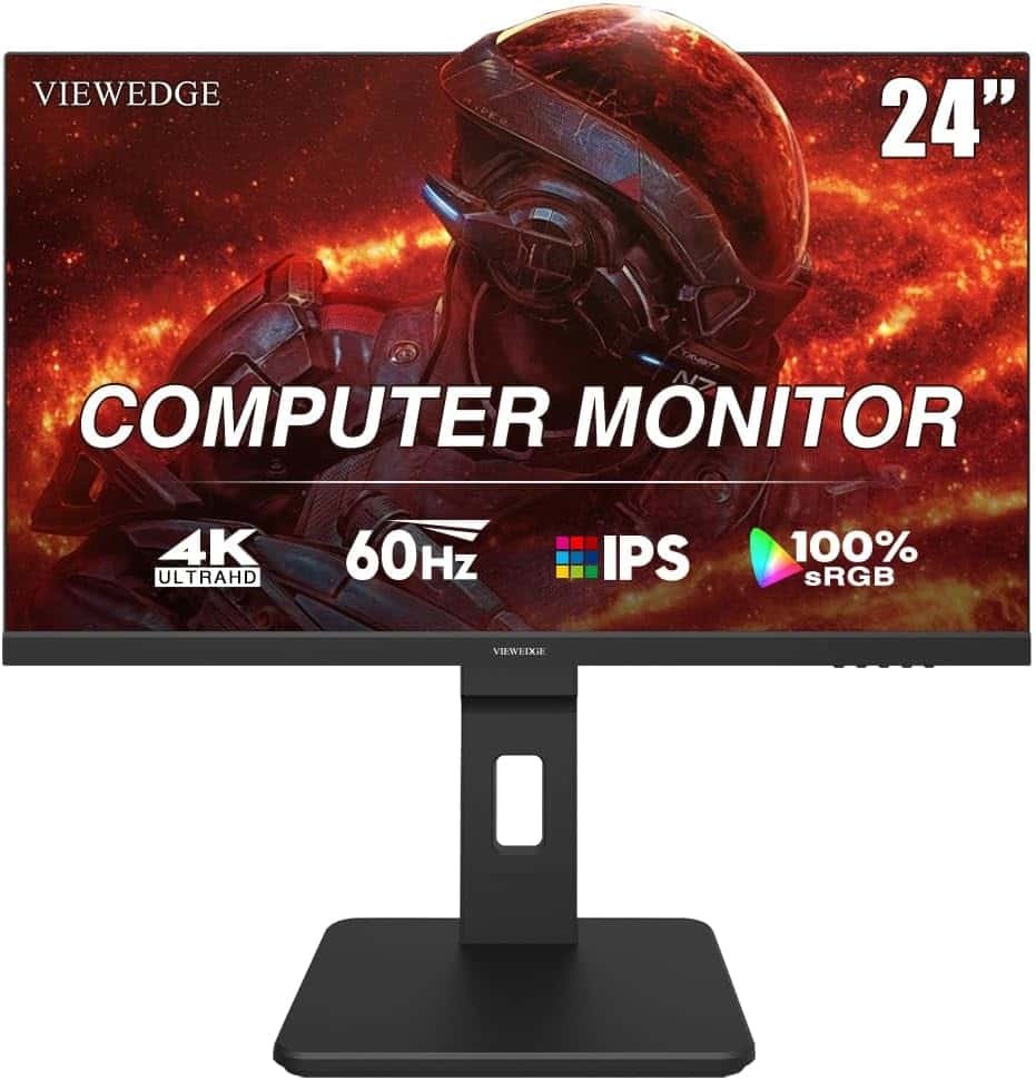Viewedge 24 Inch 4K 60Hz Computer Monitor