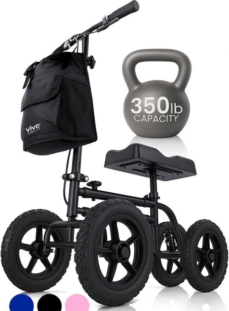 Vive Mobility All-Terrain Knee Scooter Walker