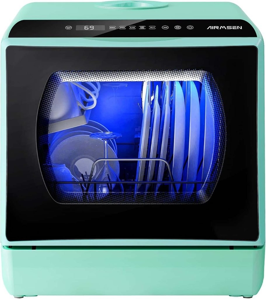 AIRMSEN Portable Countertop Dishwasher