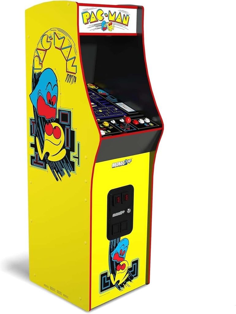 Arcade1Up Pac-Man Deluxe Arcade Gaming Cabinet for Classic Retro Gaming