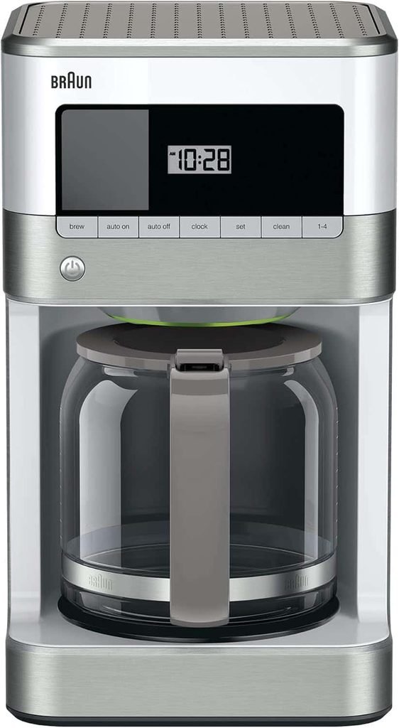 Braun BrewSense KF6050WH Drip Coffee Maker – White