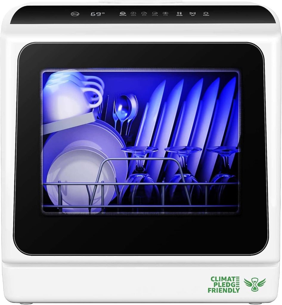 EUHOMY Portable Countertop Dishwasher