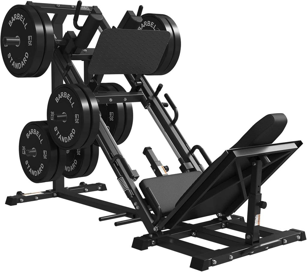 GMWD Leg Press Hack Squat Machine Combo