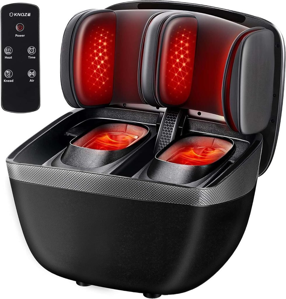 KNQZE Shiatsu Foot and Calf Massager with Heat