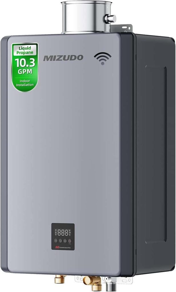 MIZUDO Propane Gas Tankless Water Heater