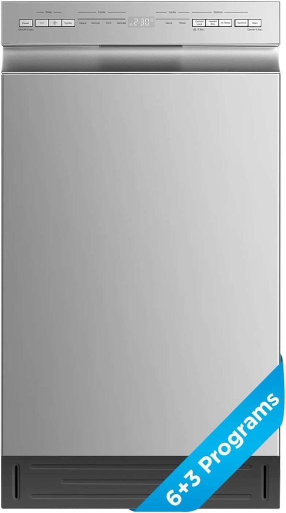 Midea 18-Inch Built-In Dishwasher