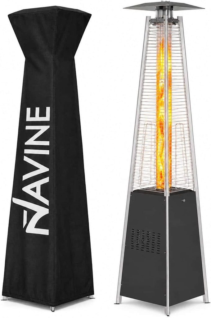 NAVINE 48,000 BTU Pyramid Patio Heater