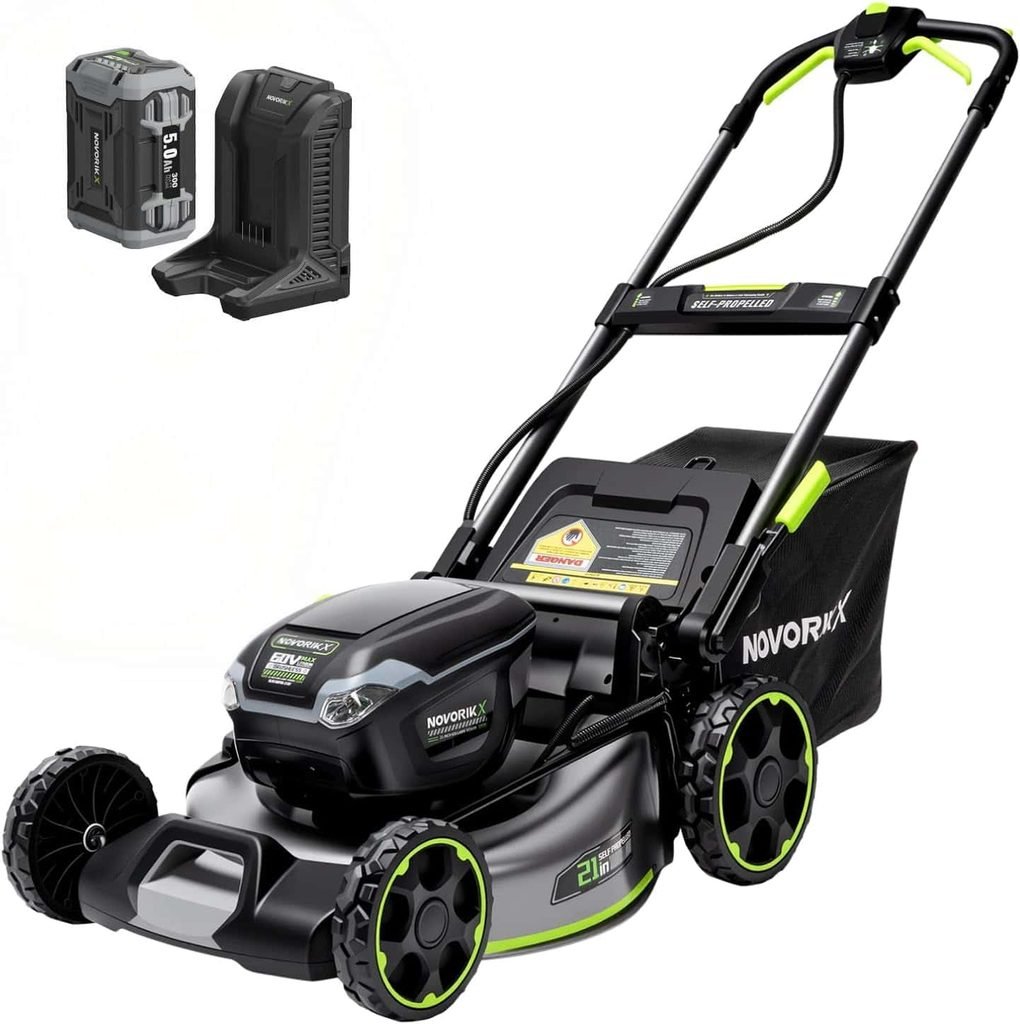 NovorikX 60V self-propelled electric lawn mower