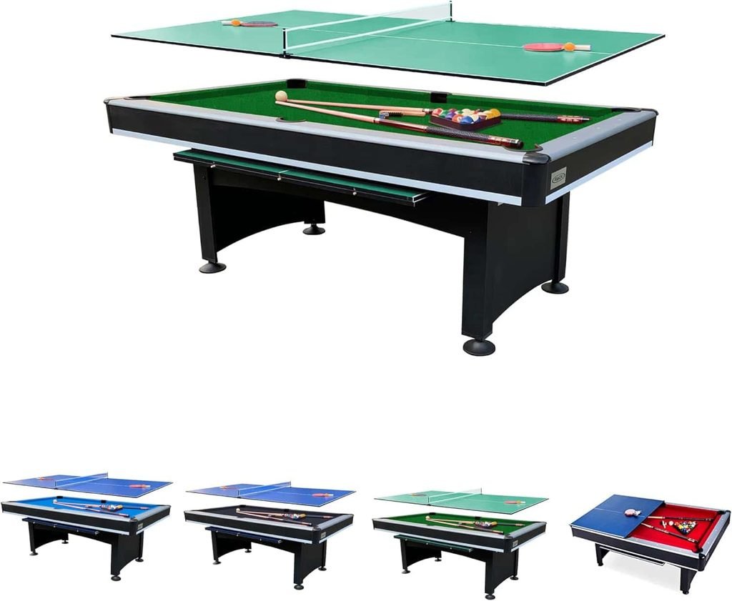 RACK Scorpius 7-Foot Multi-Game Pool Table