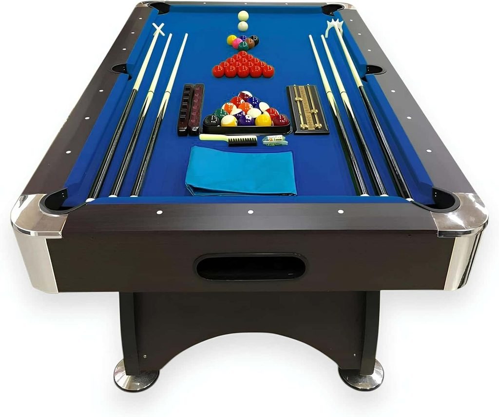 SIMBASHOPPING 7-Foot Modern Pool Table